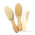 Eco Beech Wood Baby Hair Brush Comb Set